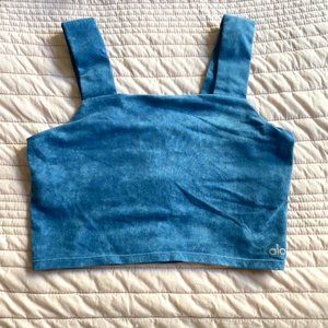 Alo Square Neck Crop Tank